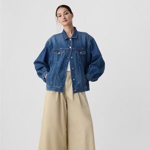 NWT Gap × DÔEN Oversized Icon Denim Jacket